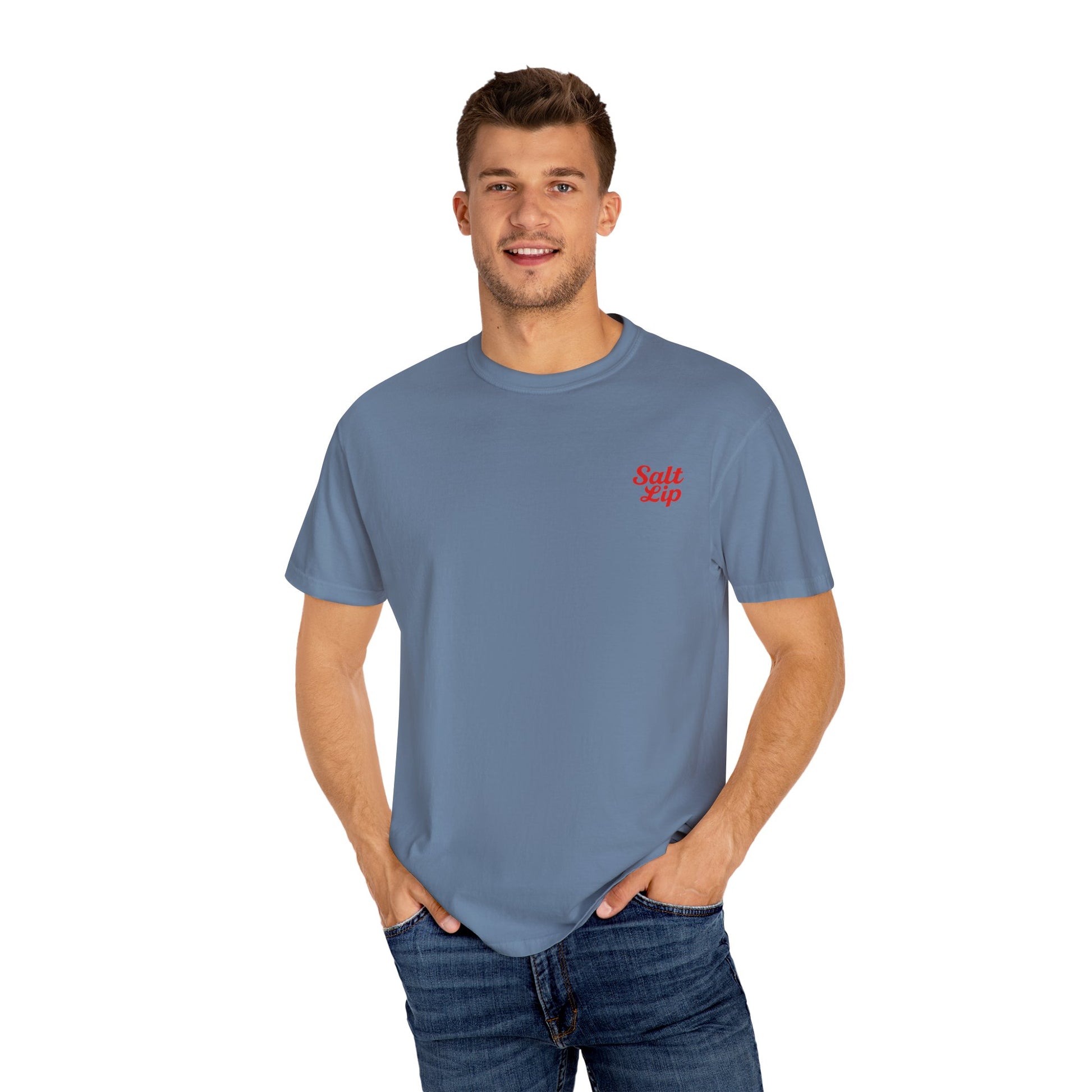 Nautical Vibes Unisex T-shirt, Beachwear, Fisherman Gift, Summer Style, Casual Tee, Salt Lip Design