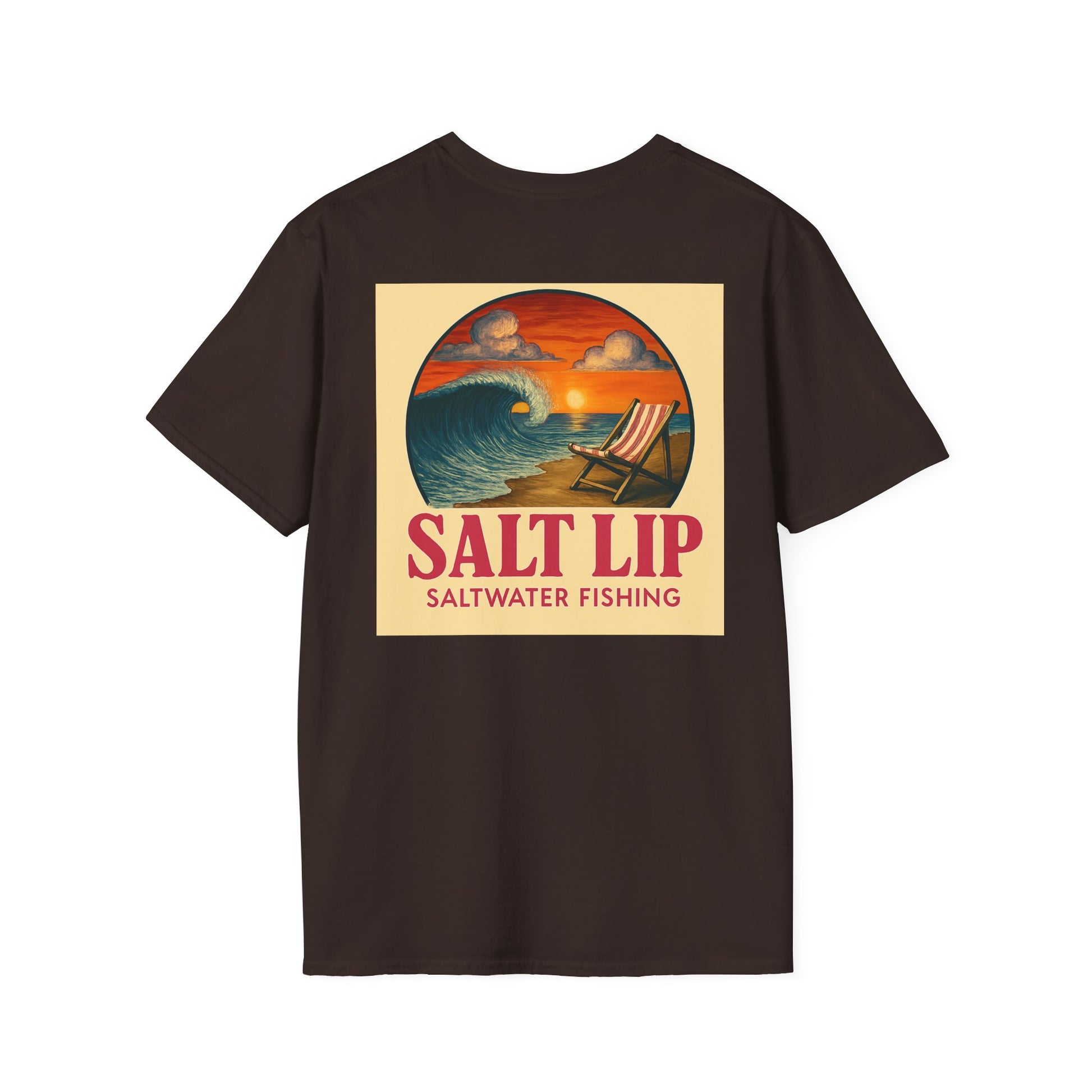 Salt Lip Fishing T-Shirt | Unisex Softstyle Tee, Beachwear, Fisherman Shirt, Summer Vibes, Casual Gift, Ocean Lover Apparel