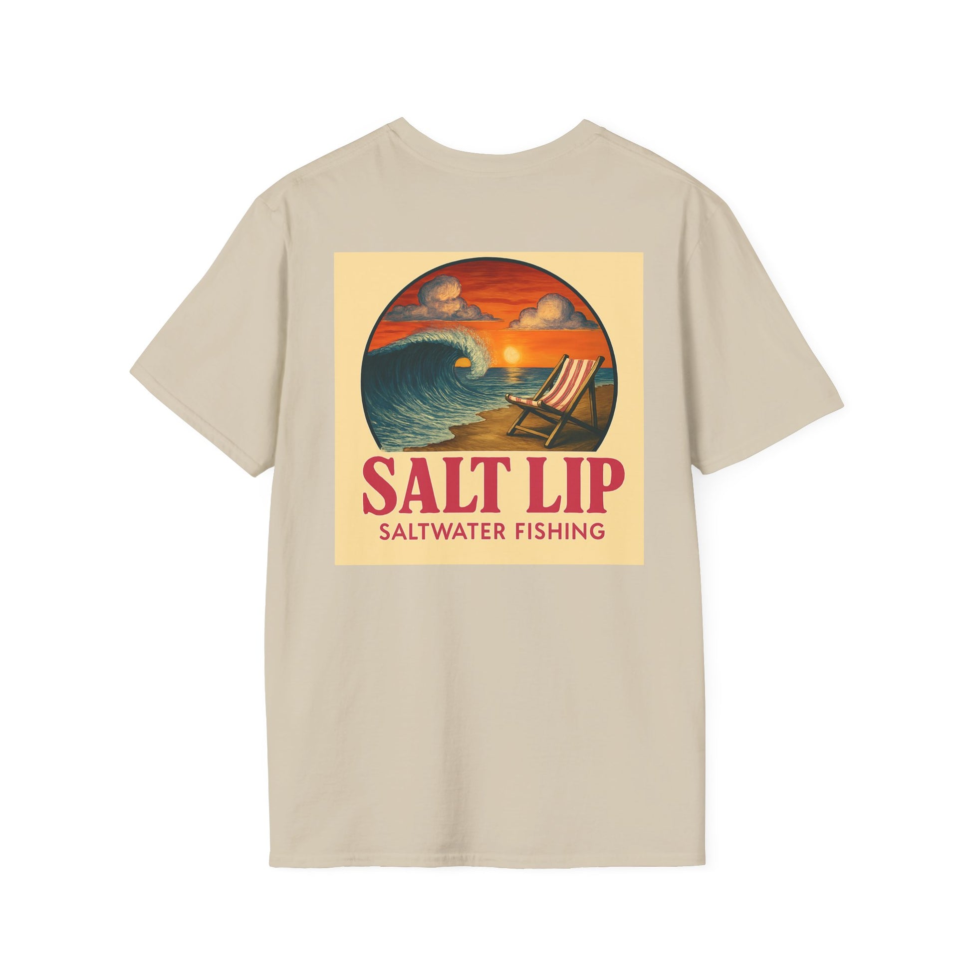 Salt Lip Fishing T-Shirt | Unisex Softstyle Tee, Beachwear, Fisherman Shirt, Summer Vibes, Casual Gift, Ocean Lover Apparel