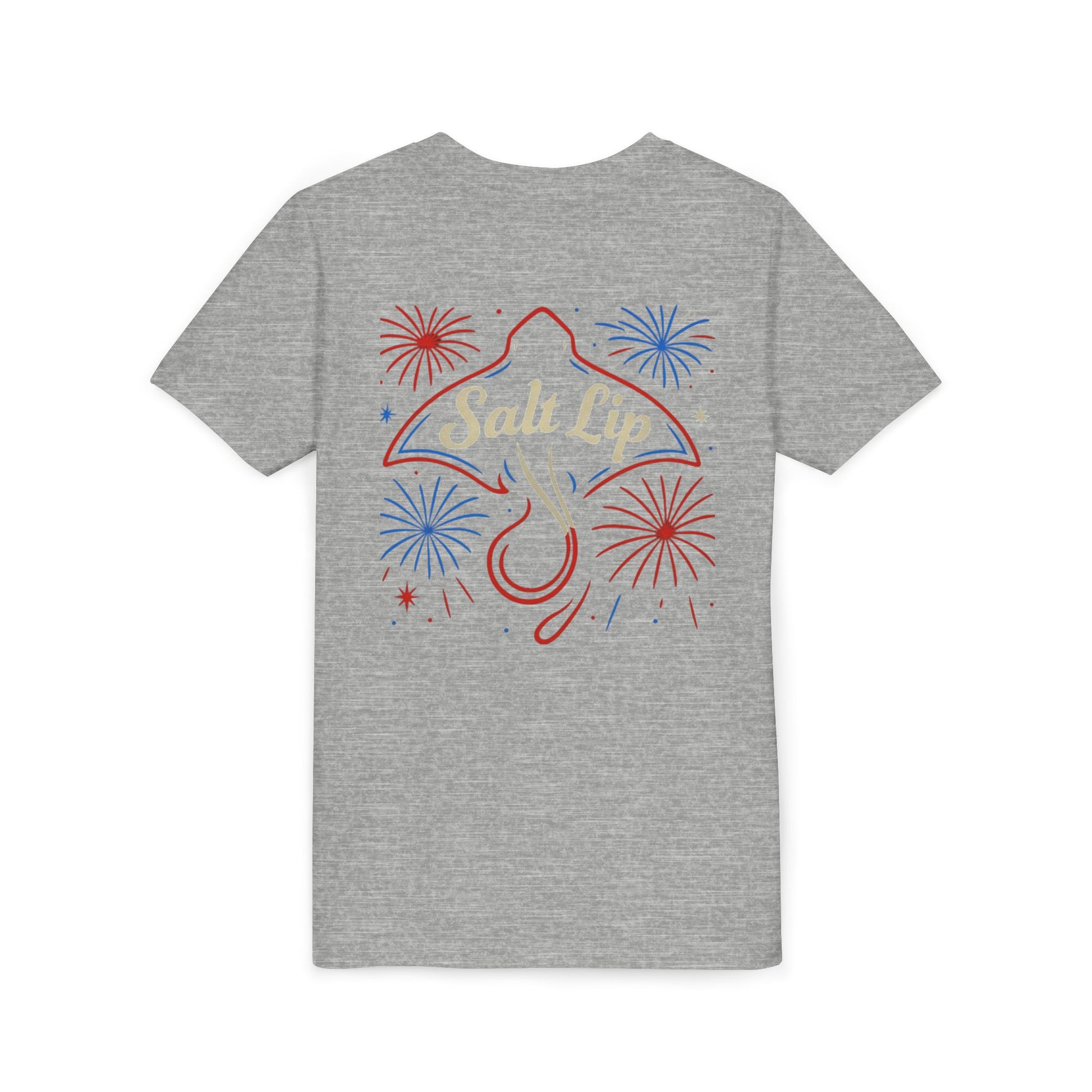 Youth Short Sleeve Tee with 'Salt Lip' Design, Perfect for Summer Days, Beach Fun, Casual Wear, Celebrations, Gift
