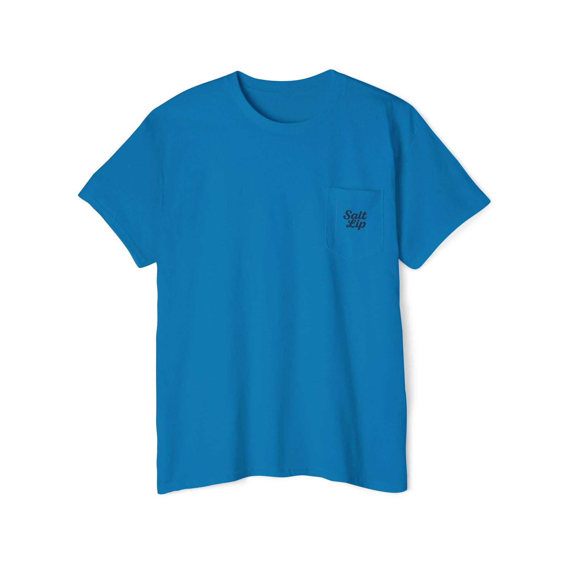 Salt Lip Fishing Pocket Tee - Unisex T-Shirt, Heavy Cotton Tee for Fishing Enthusiasts, Casual Wear, Gift for Outdoor Lovers, Summer Vibe