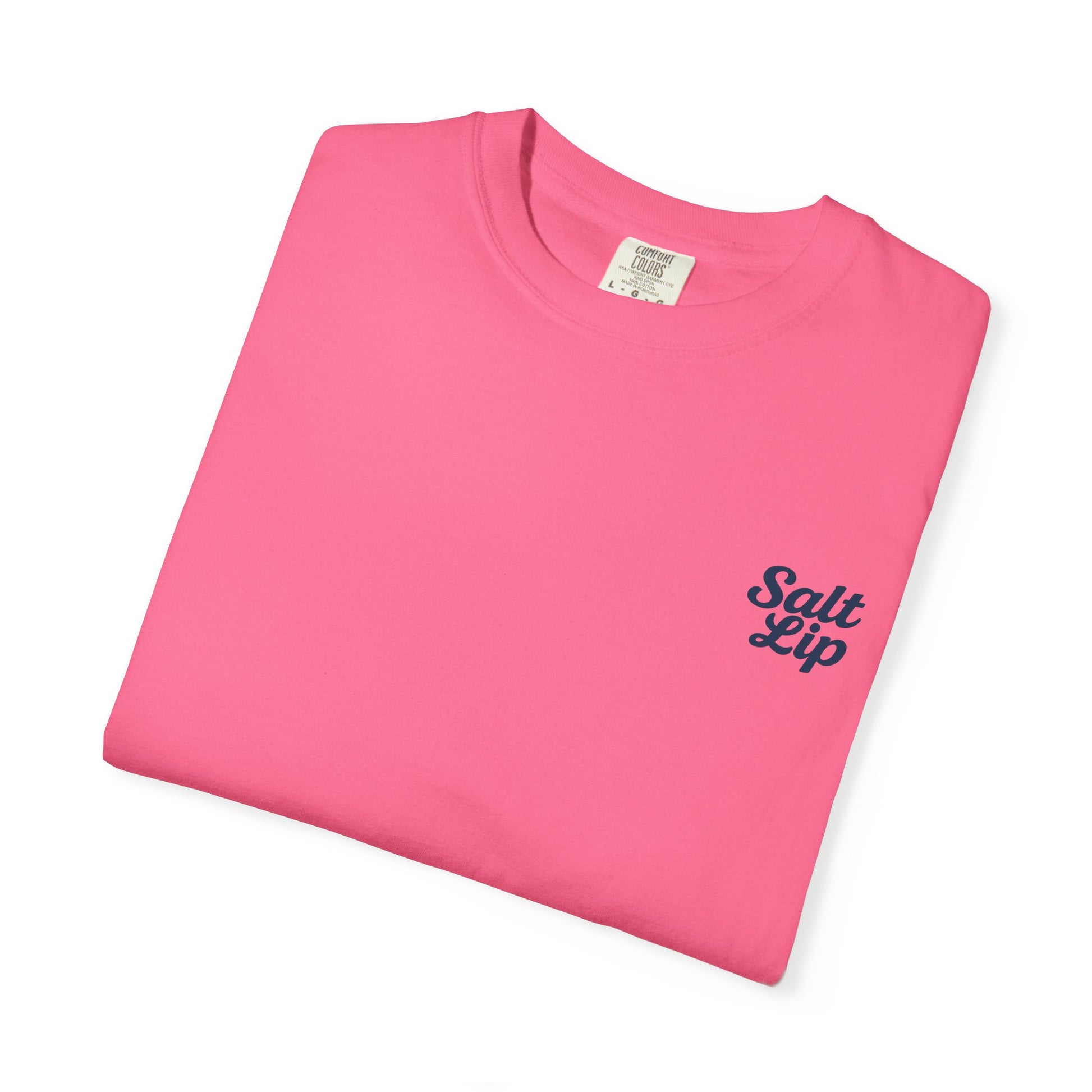Salt Lip Fishing T-shirt - Unisex Garment-Dyed Tee, Outdoor Apparel, Fishing Gift, Casual Wear, Beach Trip Essential