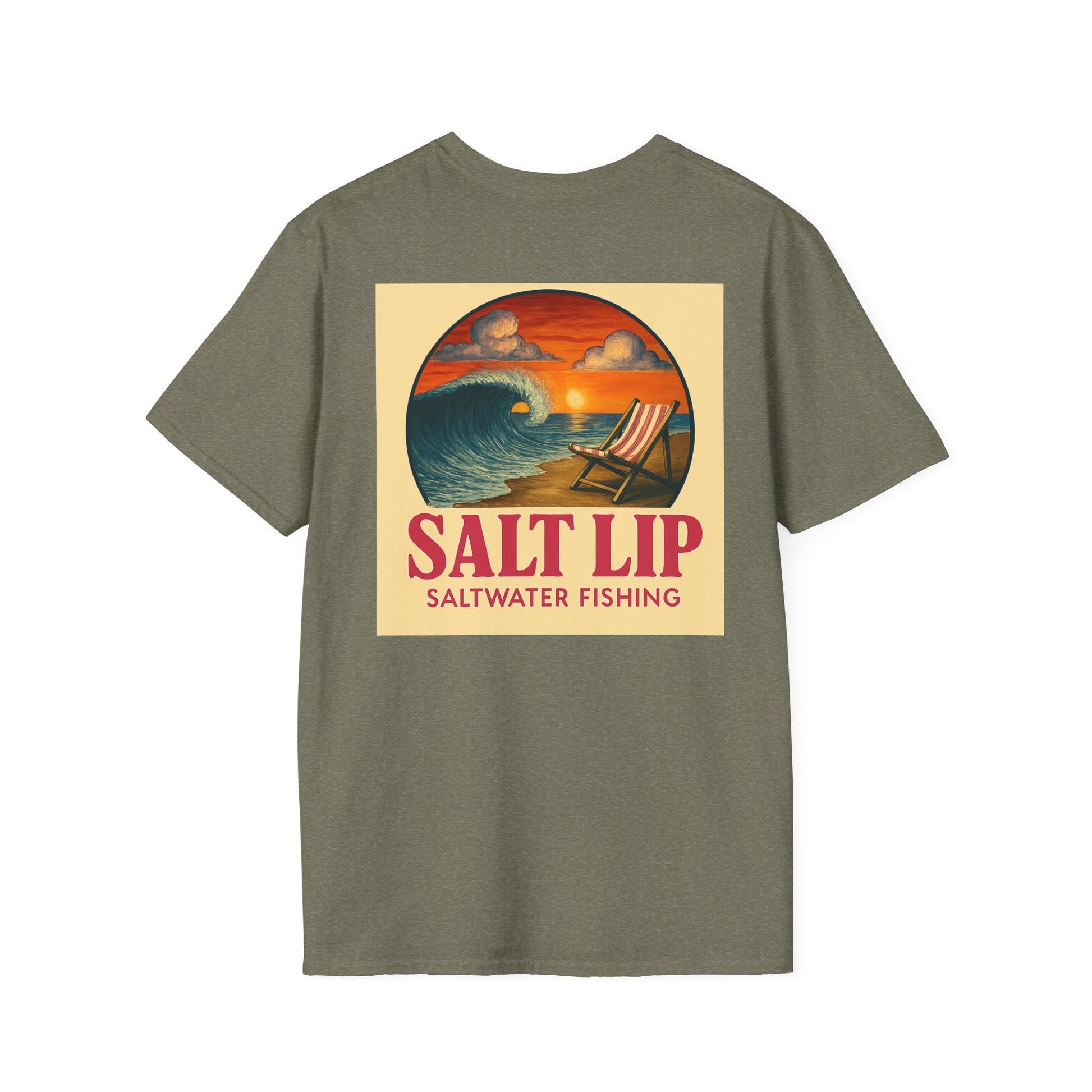 Salt Lip Fishing T-Shirt | Unisex Softstyle Tee, Beachwear, Fisherman Shirt, Summer Vibes, Casual Gift, Ocean Lover Apparel