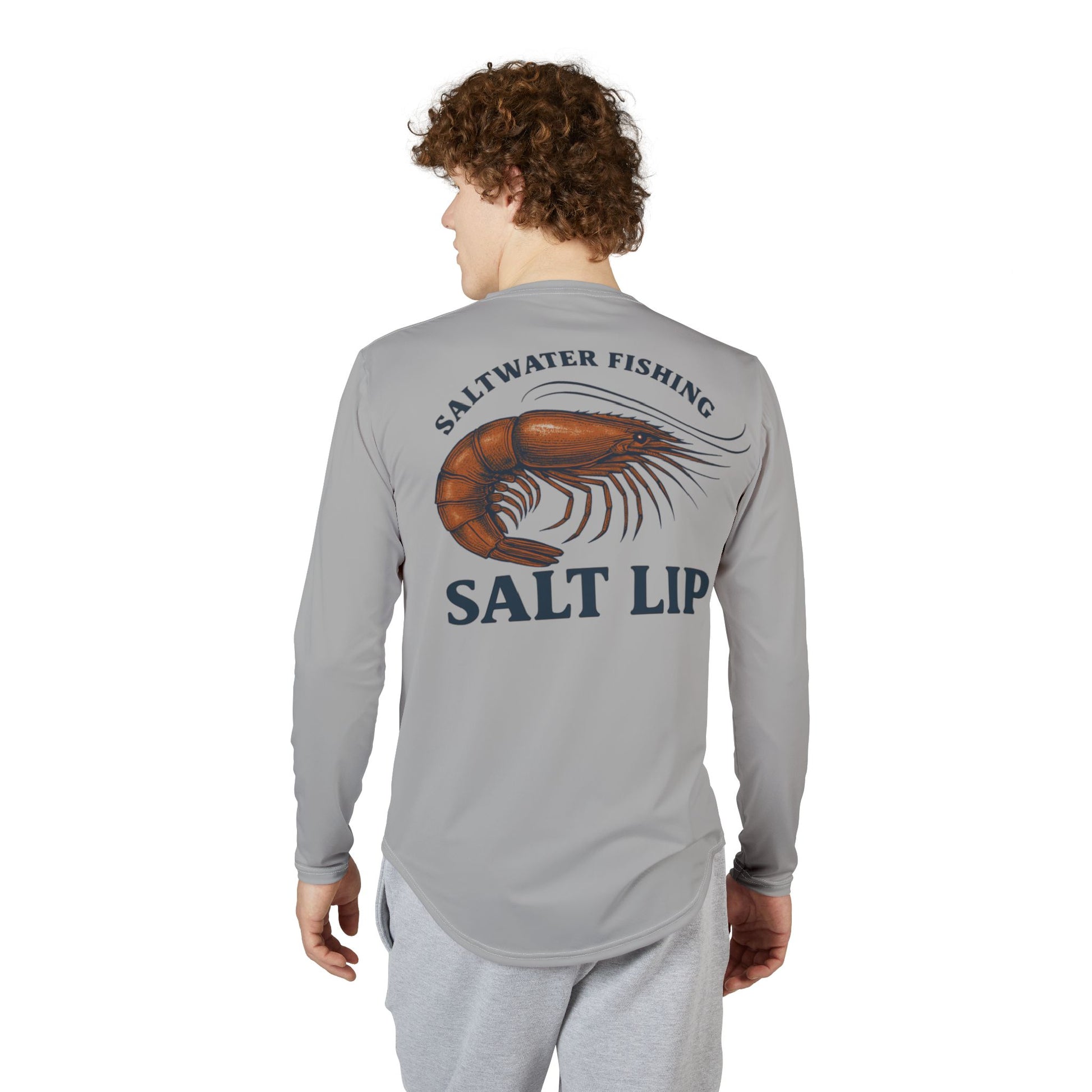 Men's UV Protection Fishing Shirt, Long Sleeve Outdoor Tee, Summer Beachwear, Great for Fishing Trips, Gift for Anglers