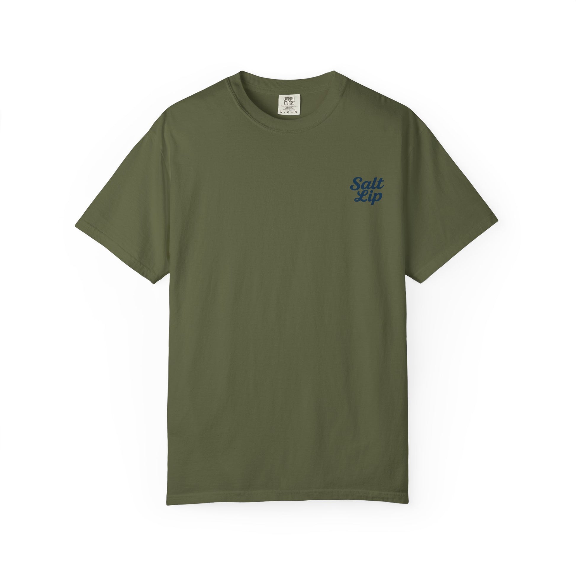 Salt Lip Fishing T-shirt - Unisex Garment-Dyed Tee, Outdoor Apparel, Fishing Gift, Casual Wear, Beach Trip Essential