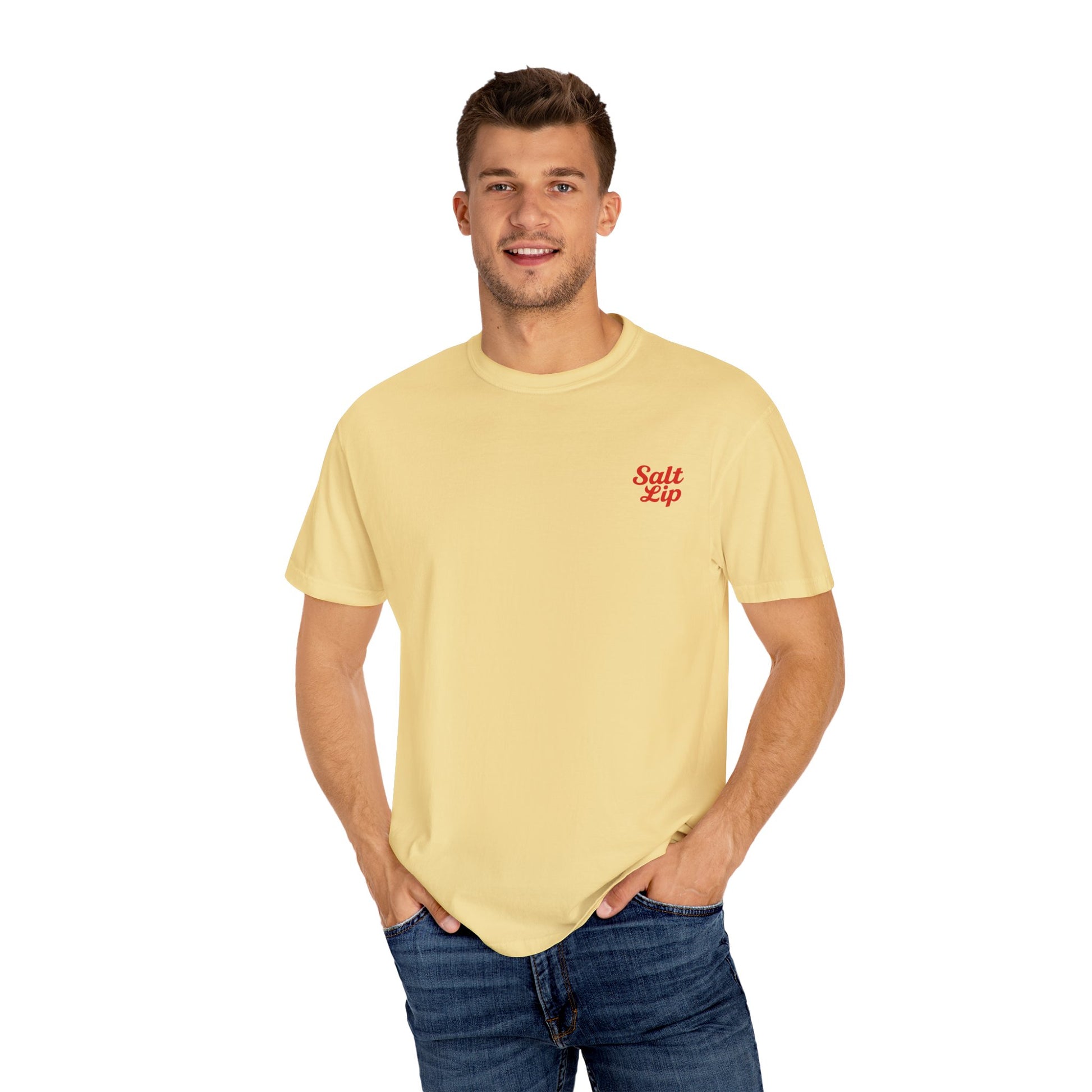 Nautical Vibes Unisex T-shirt, Beachwear, Fisherman Gift, Summer Style, Casual Tee, Salt Lip Design