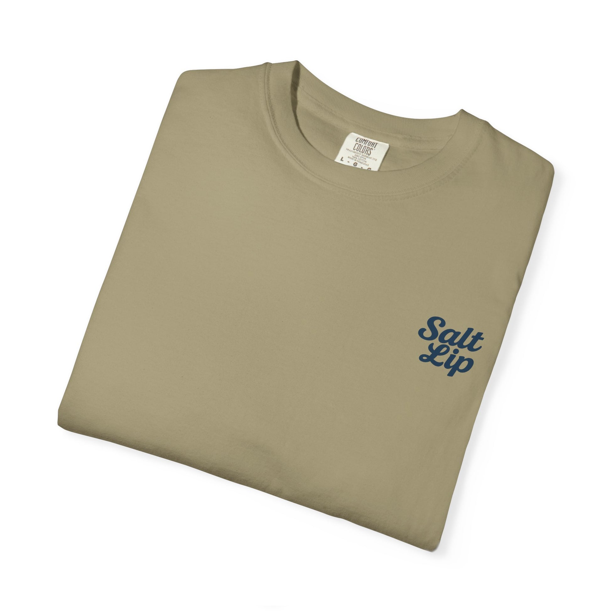 Salt Lip Fishing T-shirt - Unisex Garment-Dyed Tee, Outdoor Apparel, Fishing Gift, Casual Wear, Beach Trip Essential
