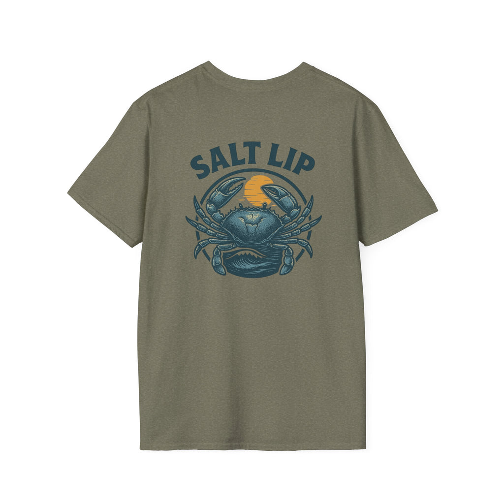 Salt Lip Men`s Softstyle T-Shirt, Perfect for Beach Lovers, Coastal Vibes, Gift for Fishermen, Summer Essentials, Nautical Wear
