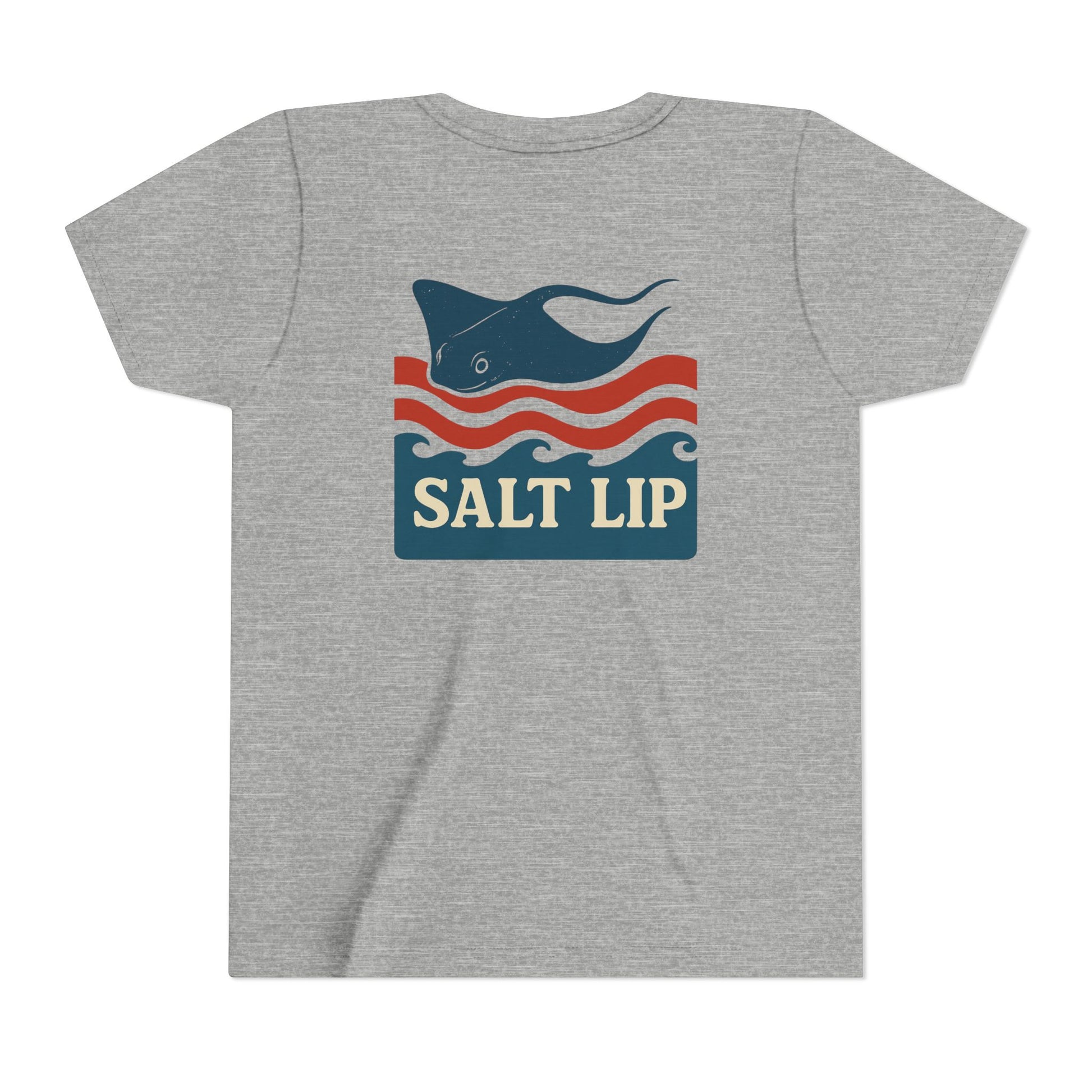 Youth Salt Lip Graphic Tee, Ocean Vibe T-Shirt for Kids, Beach Shirt, Summer Fun Outfit, Perfect for Fishing Trips, Casual Daywear