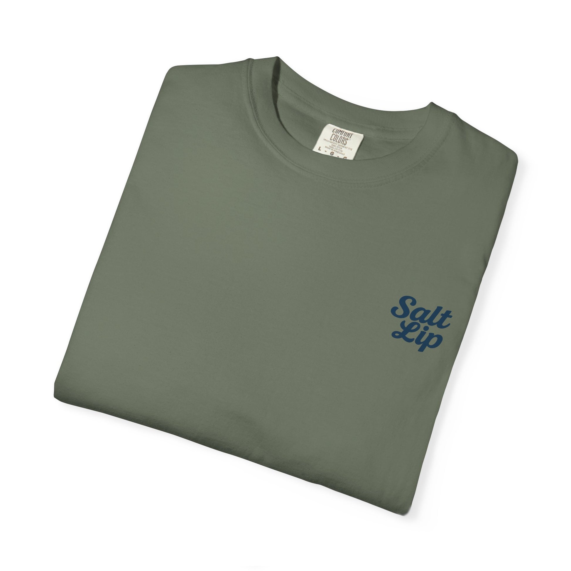 Salt Lip Fishing T-shirt - Unisex Garment-Dyed Tee, Outdoor Apparel, Fishing Gift, Casual Wear, Beach Trip Essential