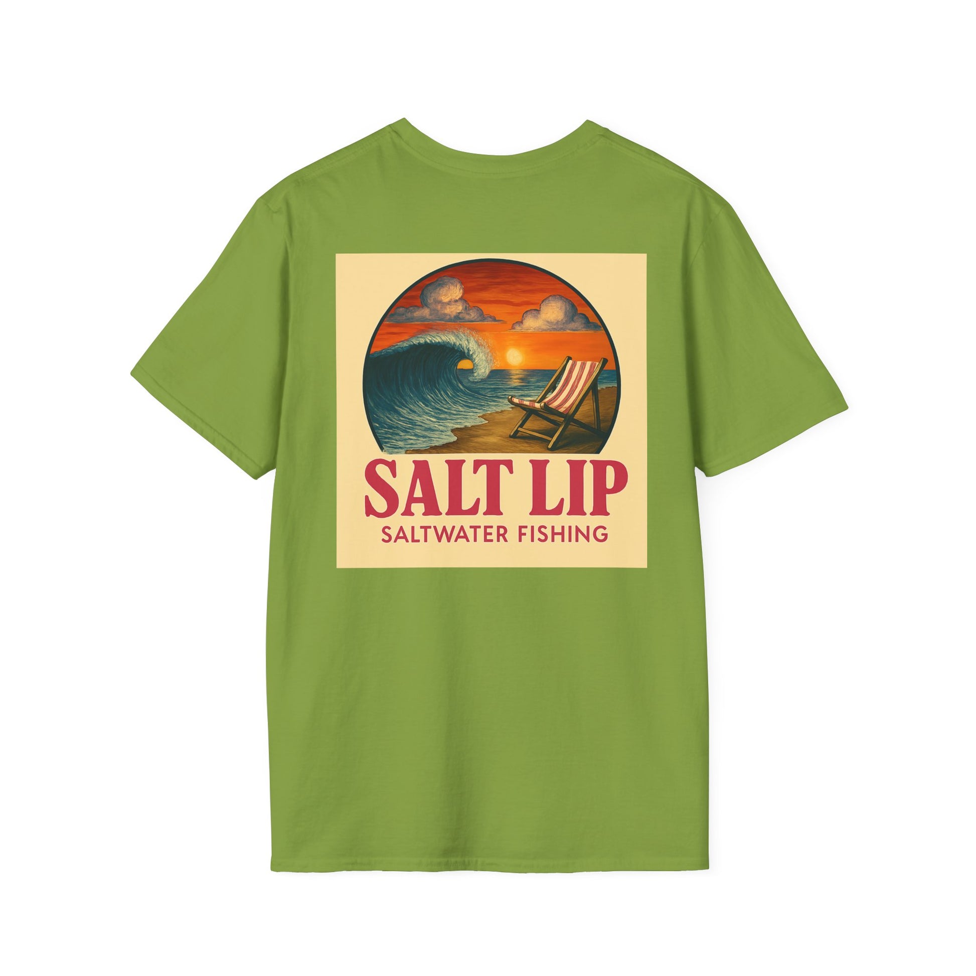 Salt Lip Fishing T-Shirt | Unisex Softstyle Tee, Beachwear, Fisherman Shirt, Summer Vibes, Casual Gift, Ocean Lover Apparel