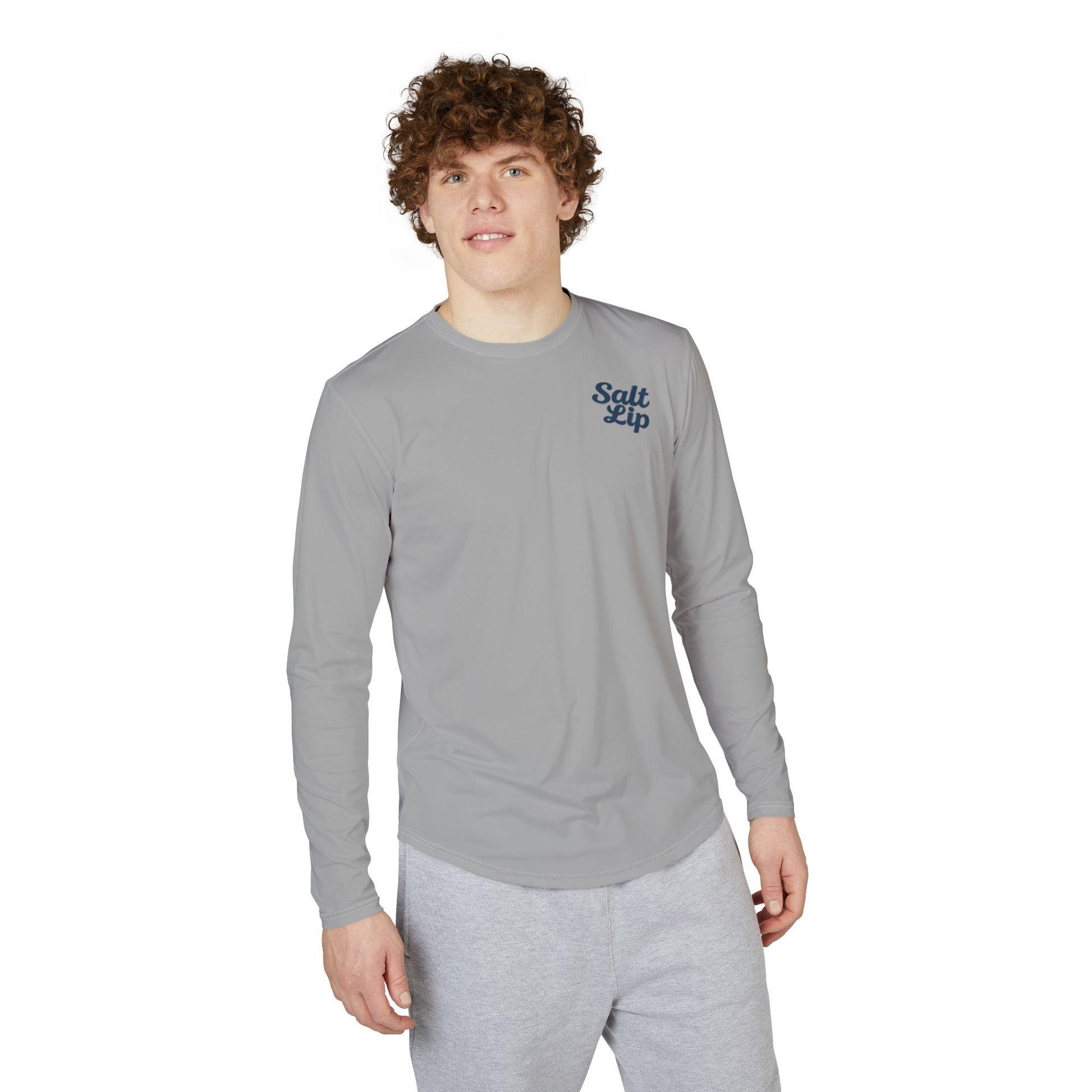 Men's UV Protection Fishing Shirt, Long Sleeve Outdoor Tee, Summer Beachwear, Great for Fishing Trips, Gift for Anglers