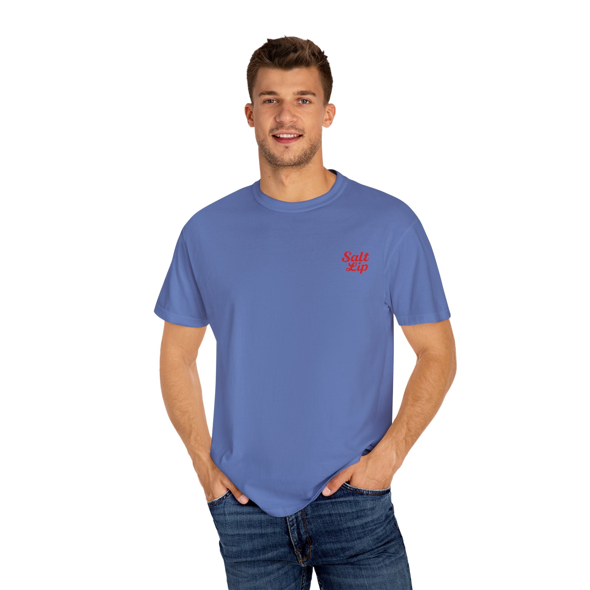 Nautical Vibes Unisex T-shirt, Beachwear, Fisherman Gift, Summer Style, Casual Tee, Salt Lip Design
