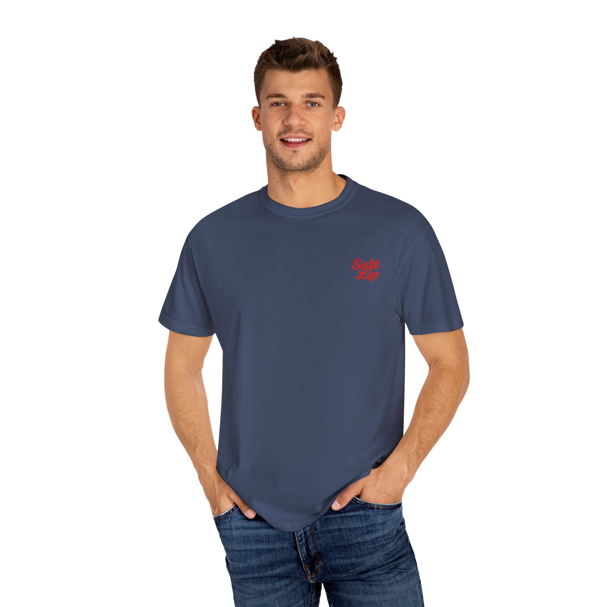 Nautical Vibes Unisex T-shirt, Beachwear, Fisherman Gift, Summer Style, Casual Tee, Salt Lip Design