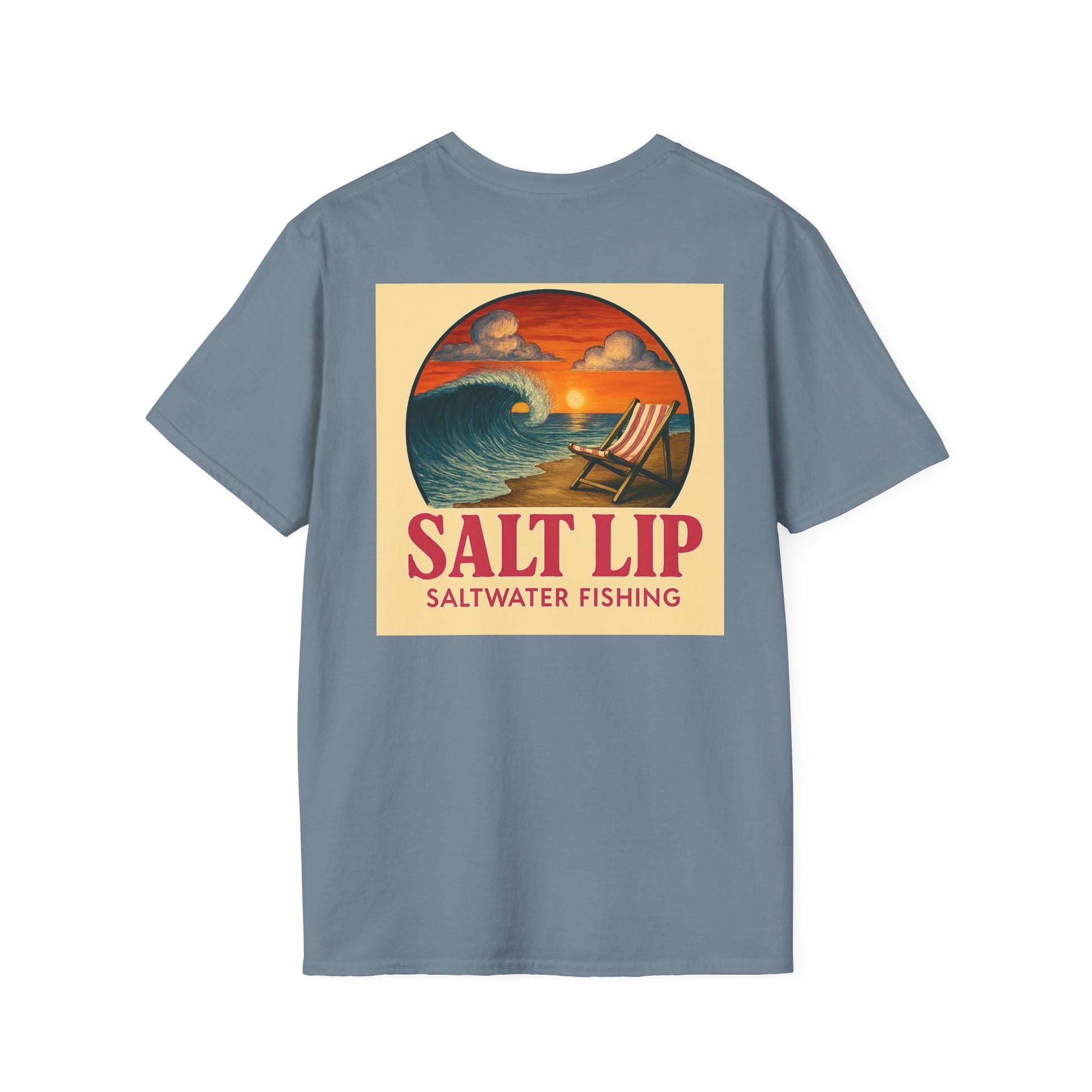 Salt Lip Fishing T-Shirt | Unisex Softstyle Tee, Beachwear, Fisherman Shirt, Summer Vibes, Casual Gift, Ocean Lover Apparel