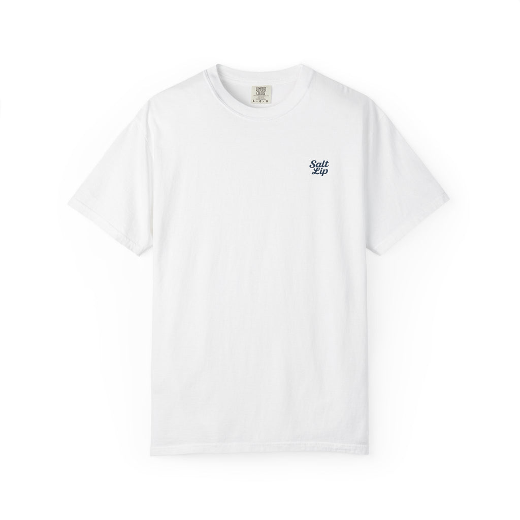 Salt Lip Men`s Garment-Dyed T-Shirt | Nautical Theme Tee, Casual Wear, Beach Lover Gift, Summer Style, Coastal Fashion