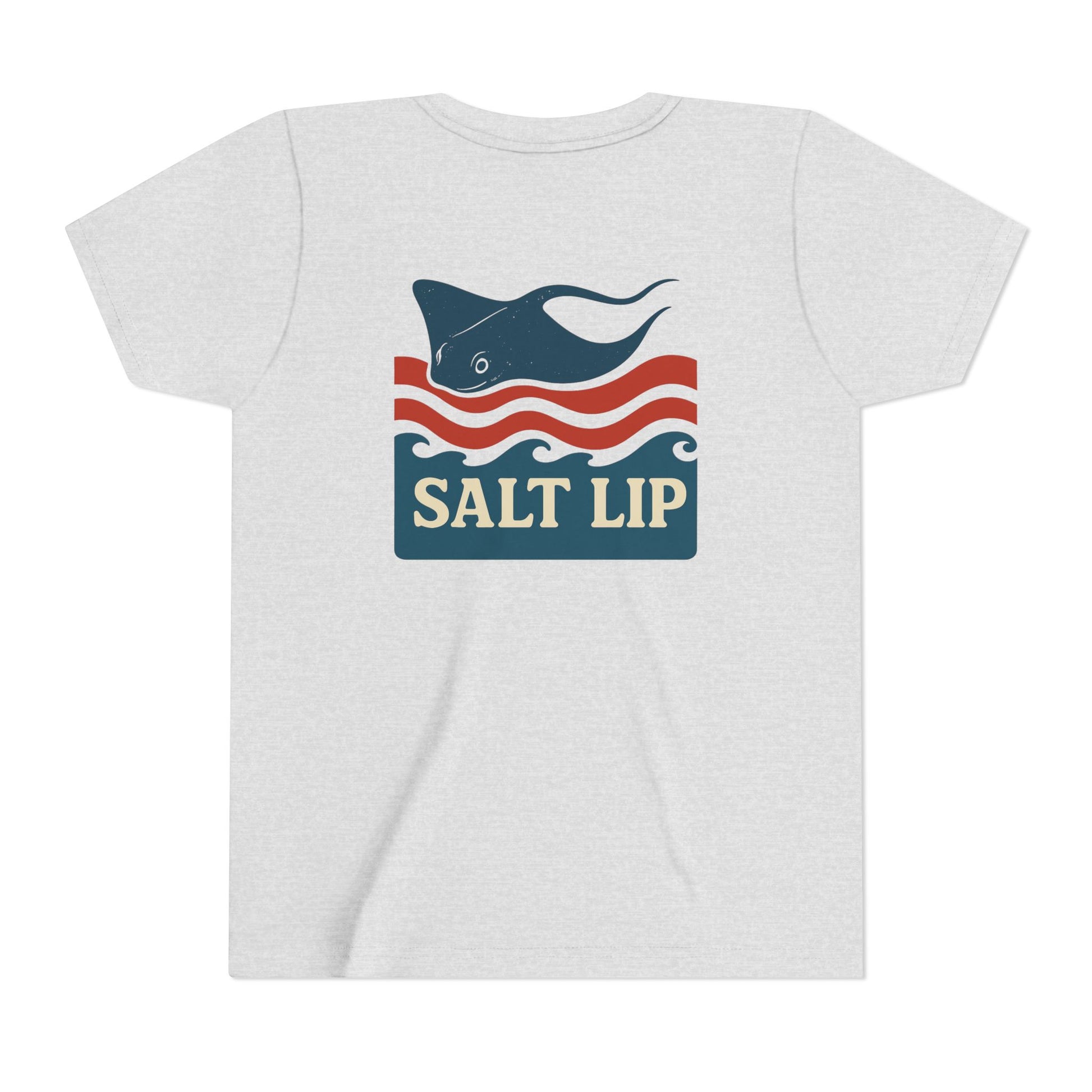 Youth Salt Lip Graphic Tee, Ocean Vibe T-Shirt for Kids, Beach Shirt, Summer Fun Outfit, Perfect for Fishing Trips, Casual Daywear