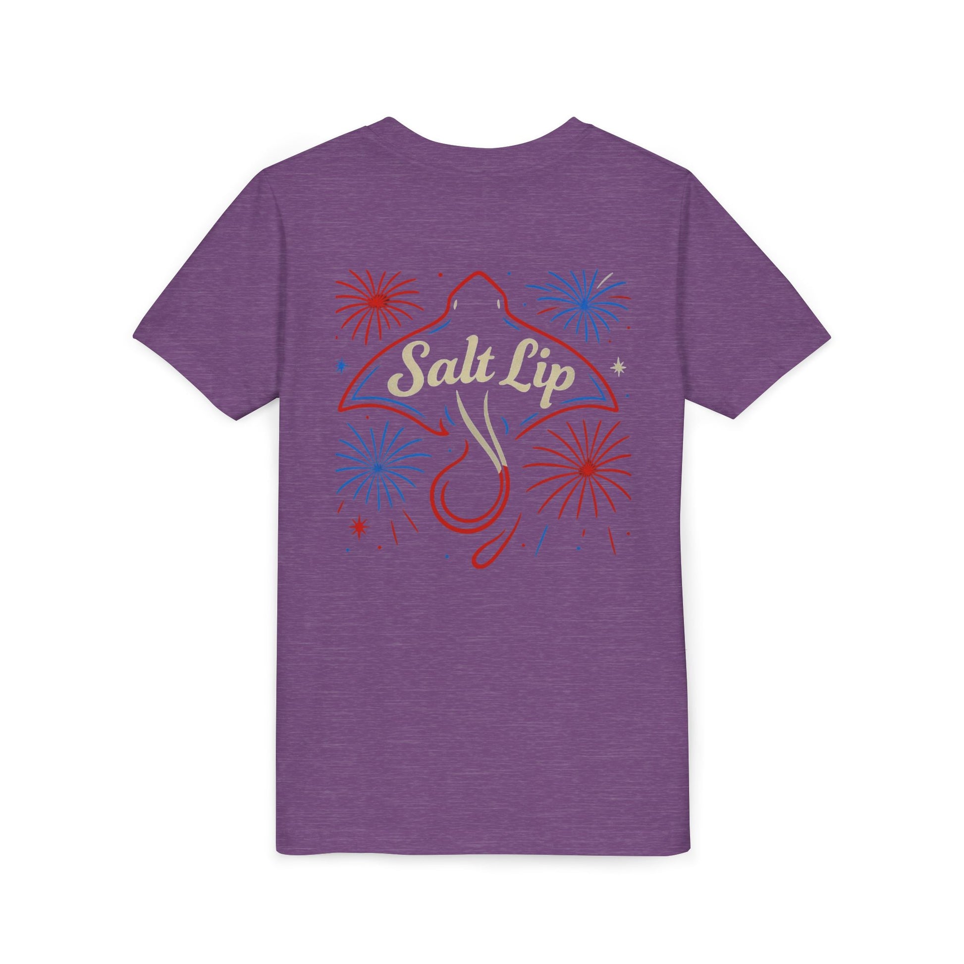 Youth Short Sleeve Tee with 'Salt Lip' Design, Perfect for Summer Days, Beach Fun, Casual Wear, Celebrations, Gift