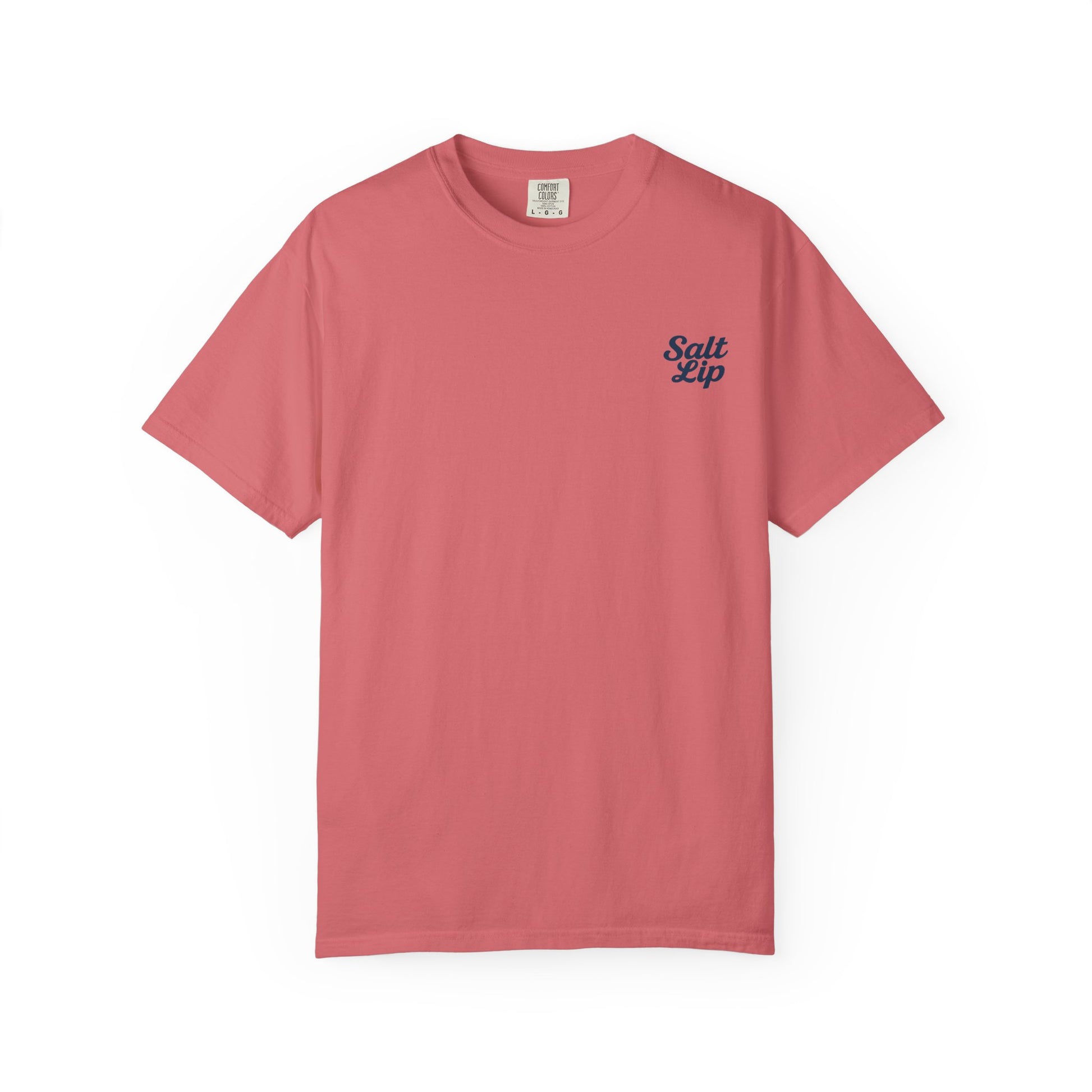 Salt Lip Fishing T-shirt - Unisex Garment-Dyed Tee, Outdoor Apparel, Fishing Gift, Casual Wear, Beach Trip Essential