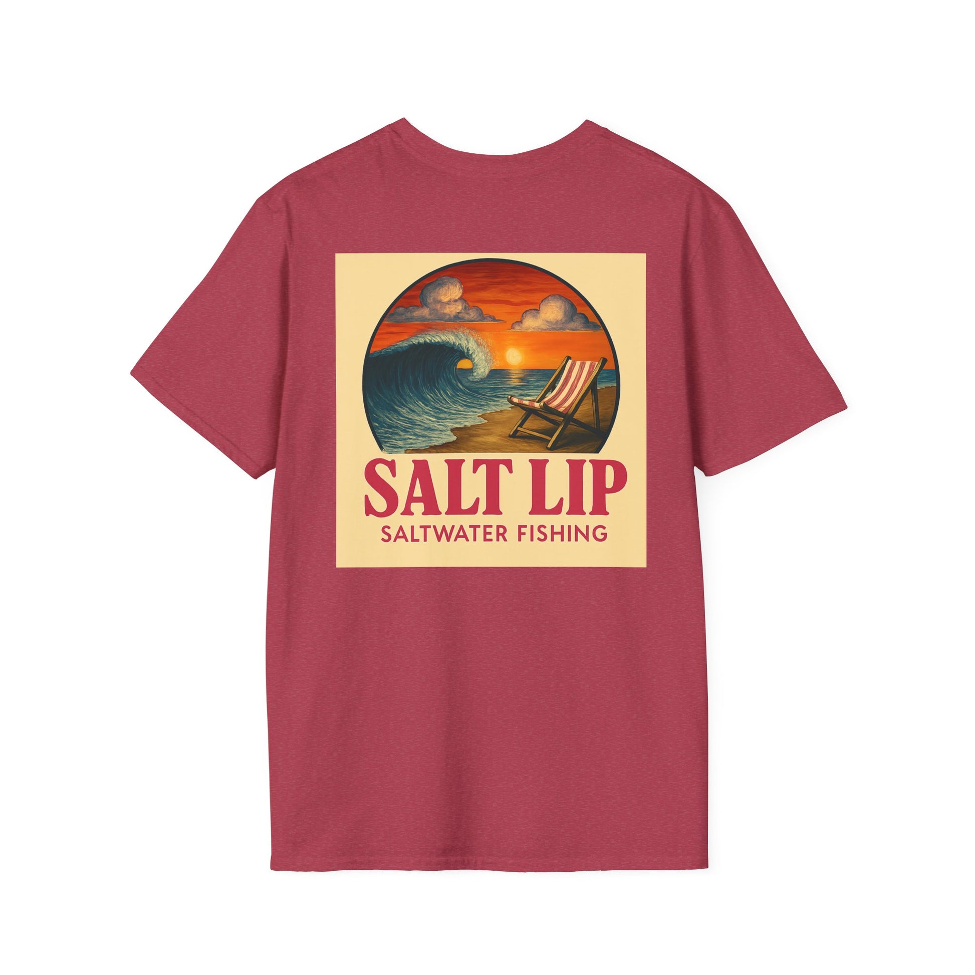 Salt Lip Fishing T-Shirt | Unisex Softstyle Tee, Beachwear, Fisherman Shirt, Summer Vibes, Casual Gift, Ocean Lover Apparel