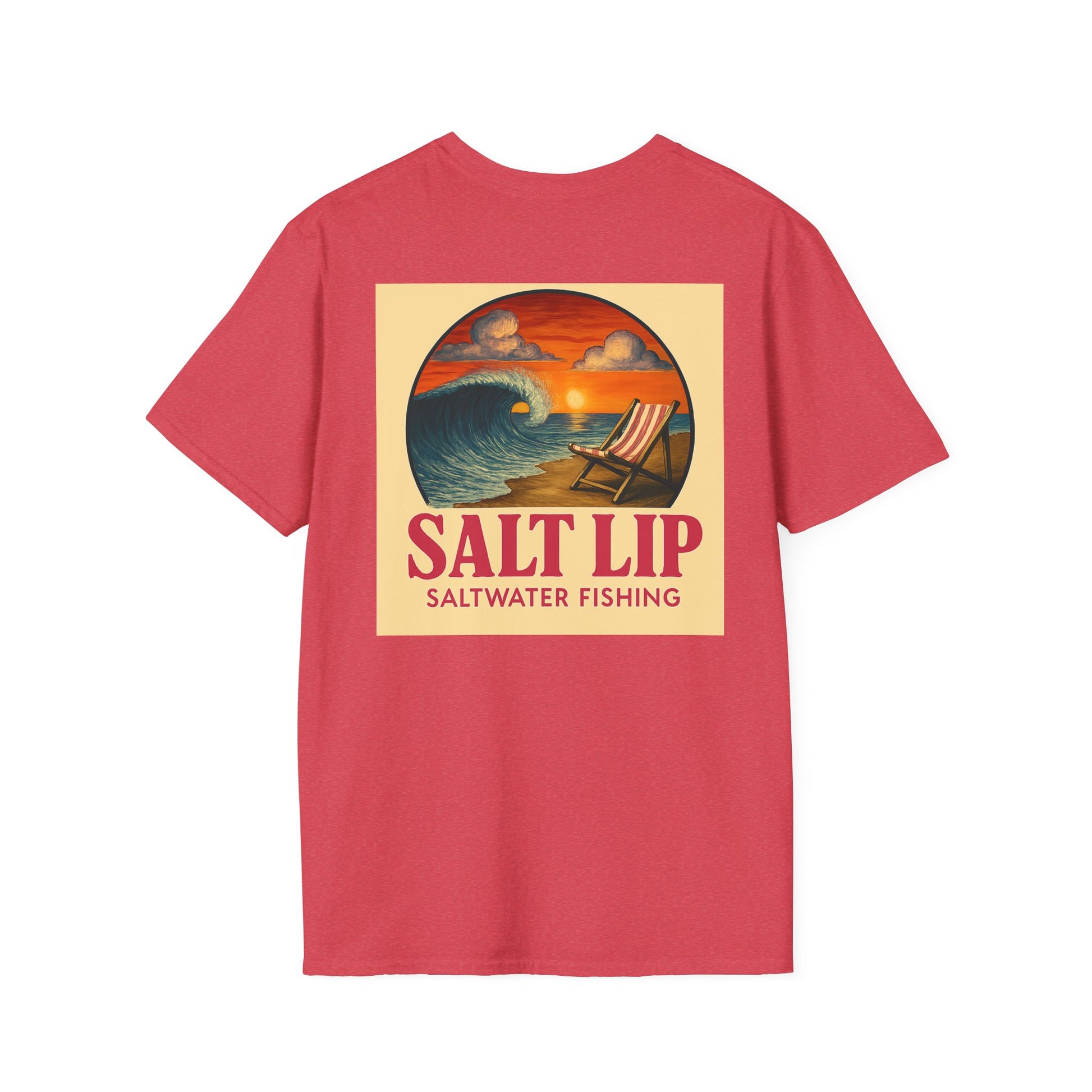 Salt Lip Fishing T-Shirt | Unisex Softstyle Tee, Beachwear, Fisherman Shirt, Summer Vibes, Casual Gift, Ocean Lover Apparel