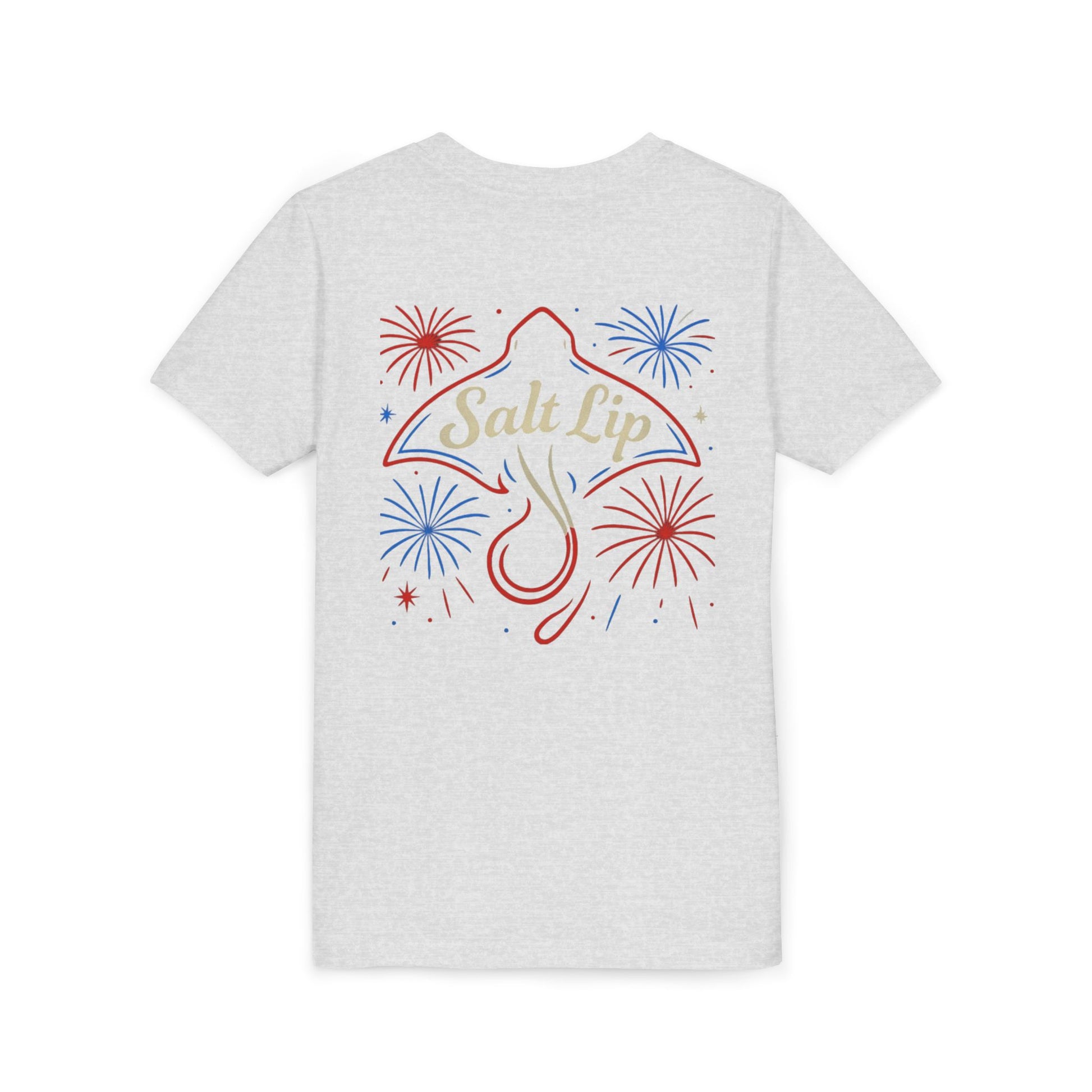 Youth Short Sleeve Tee with 'Salt Lip' Design, Perfect for Summer Days, Beach Fun, Casual Wear, Celebrations, Gift