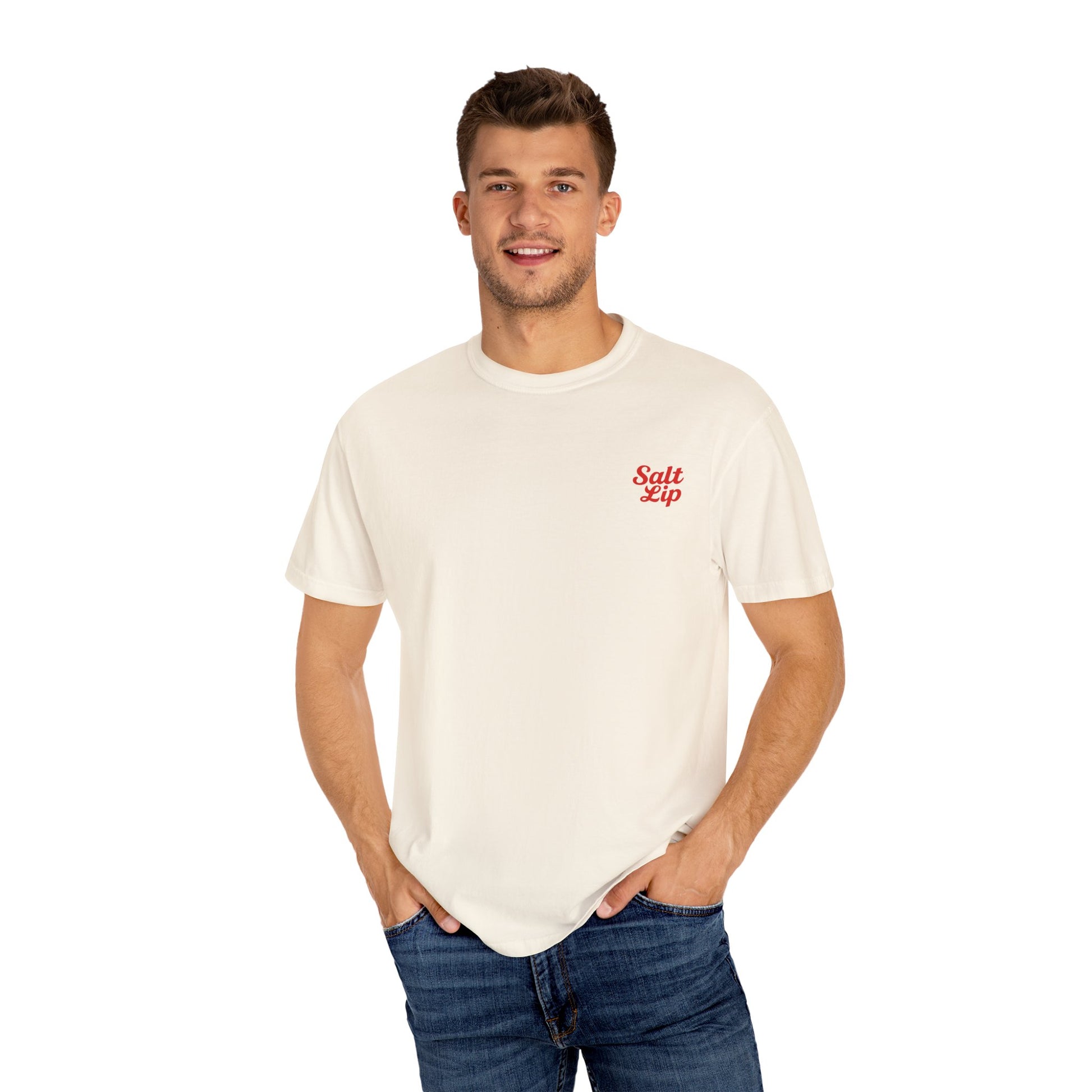 Nautical Vibes Unisex T-shirt, Beachwear, Fisherman Gift, Summer Style, Casual Tee, Salt Lip Design