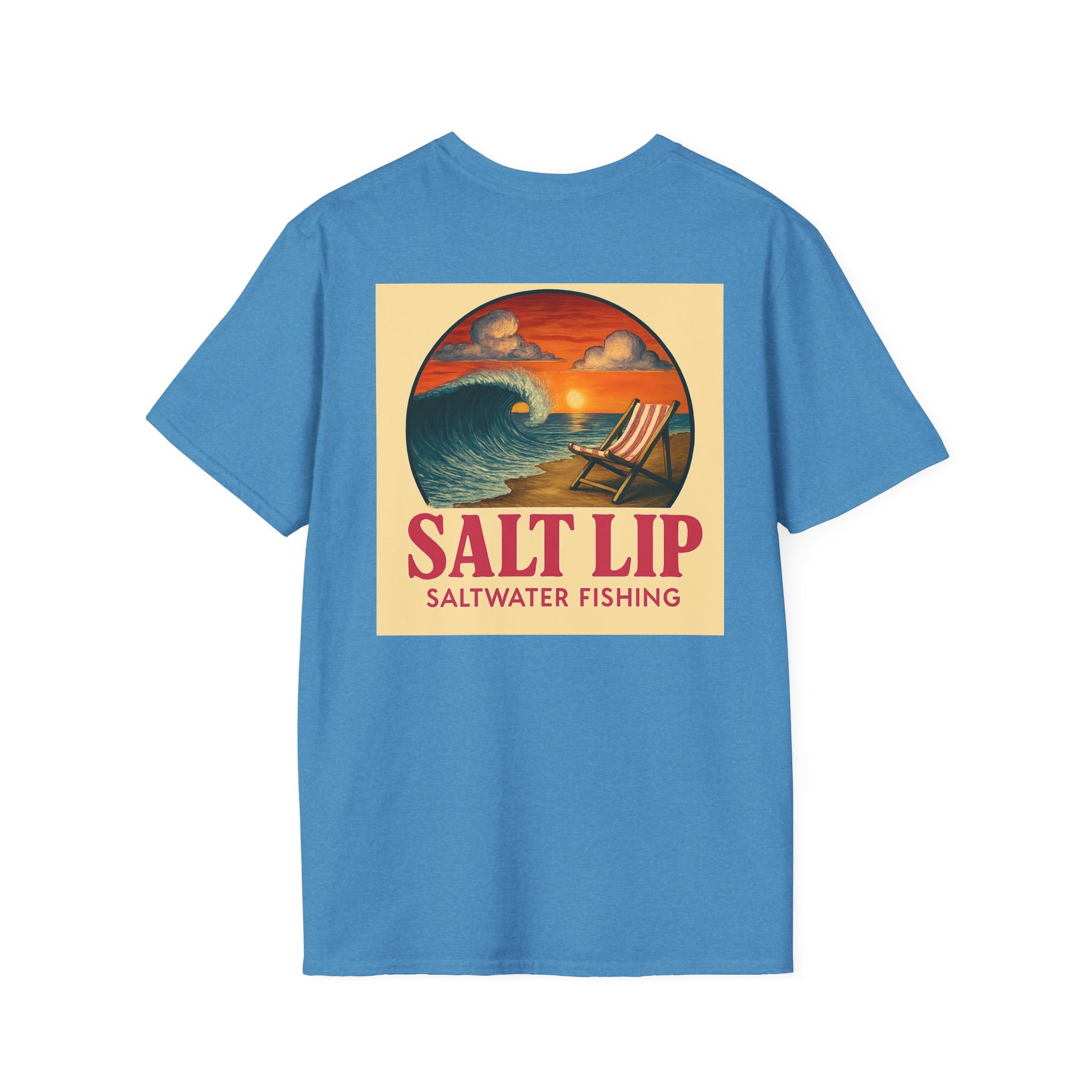 Salt Lip Fishing T-Shirt | Unisex Softstyle Tee, Beachwear, Fisherman Shirt, Summer Vibes, Casual Gift, Ocean Lover Apparel