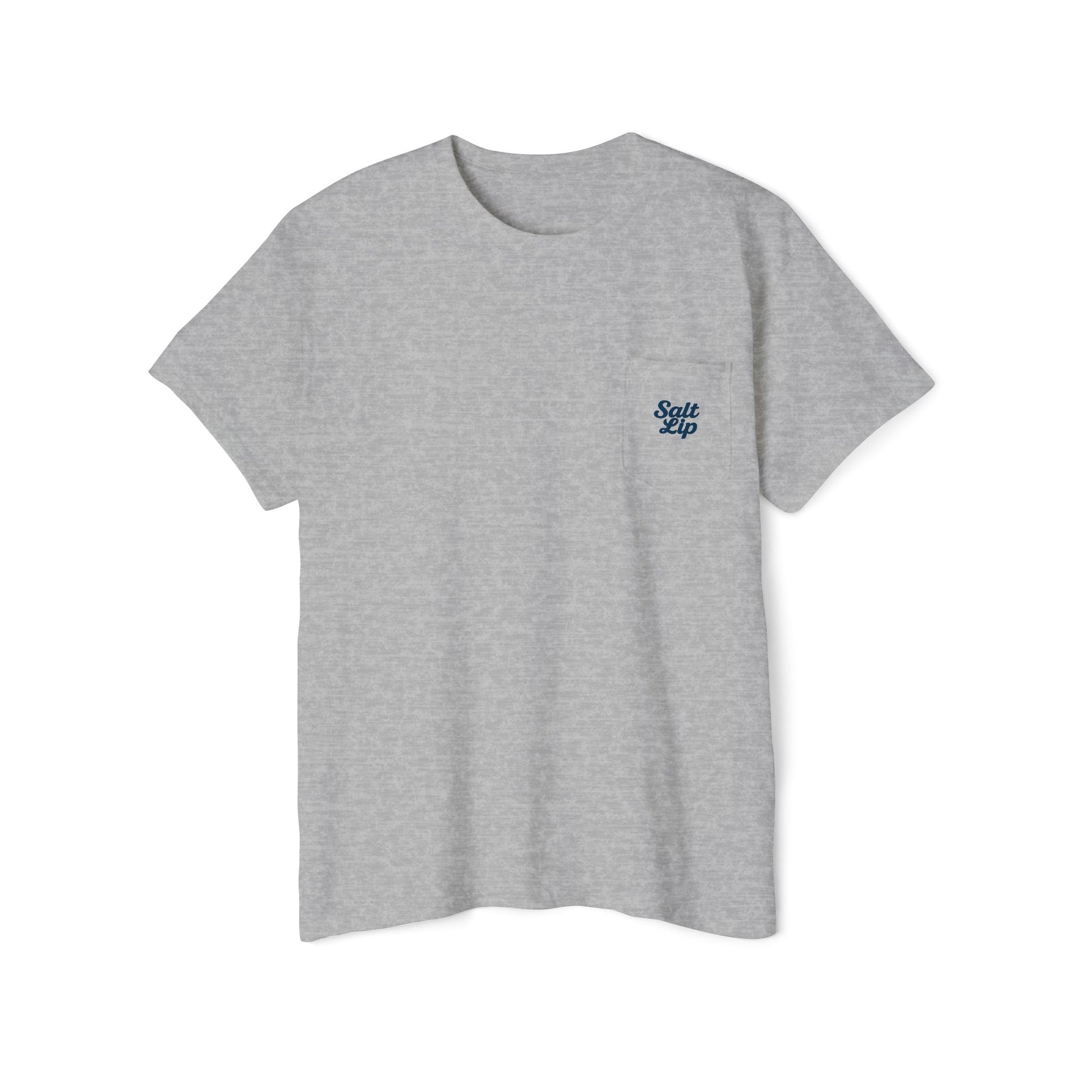 Salt Lip Fishing Pocket Tee - Unisex T-Shirt, Heavy Cotton Tee for Fishing Enthusiasts, Casual Wear, Gift for Outdoor Lovers, Summer Vibe