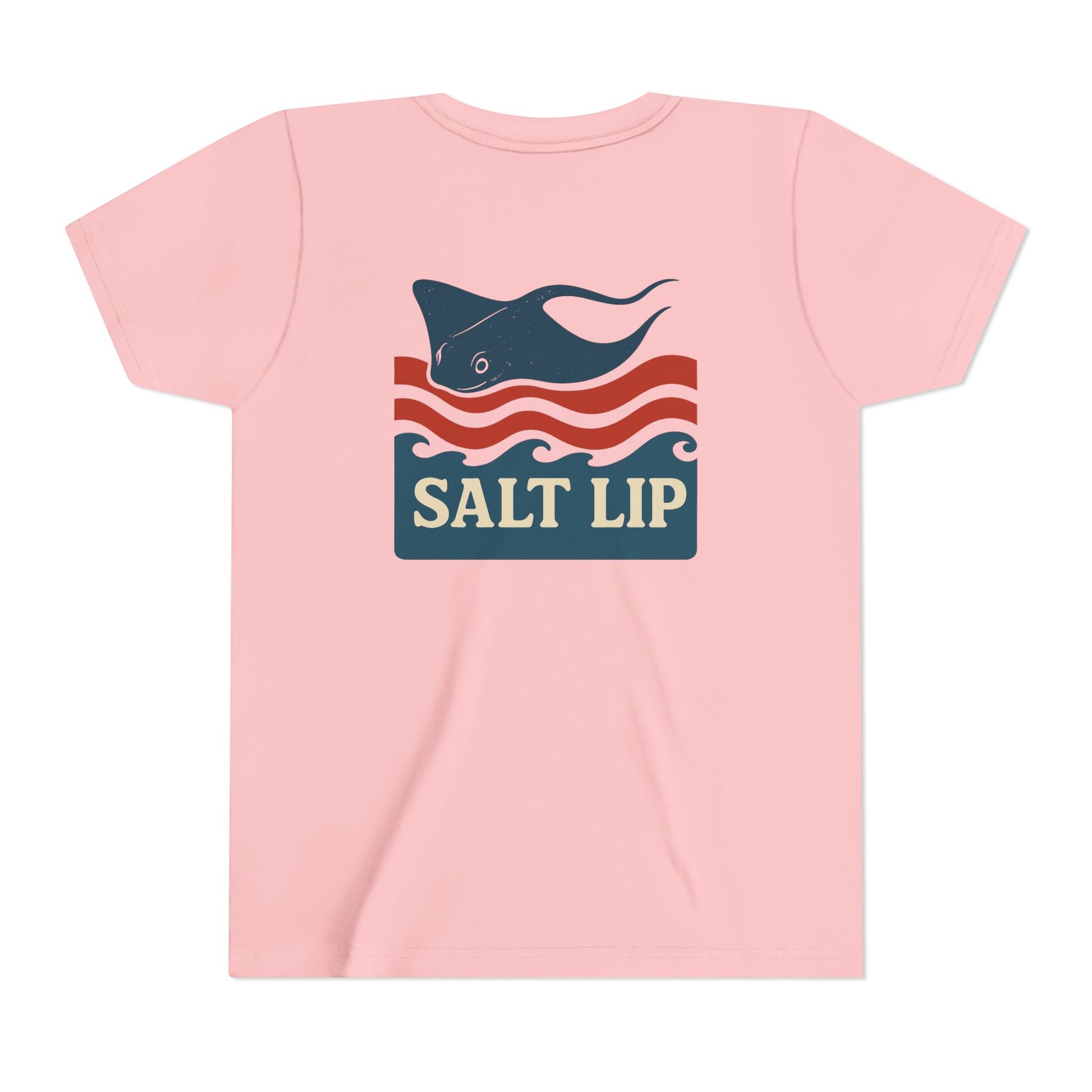 Youth Salt Lip Graphic Tee, Ocean Vibe T-Shirt for Kids, Beach Shirt, Summer Fun Outfit, Perfect for Fishing Trips, Casual Daywear