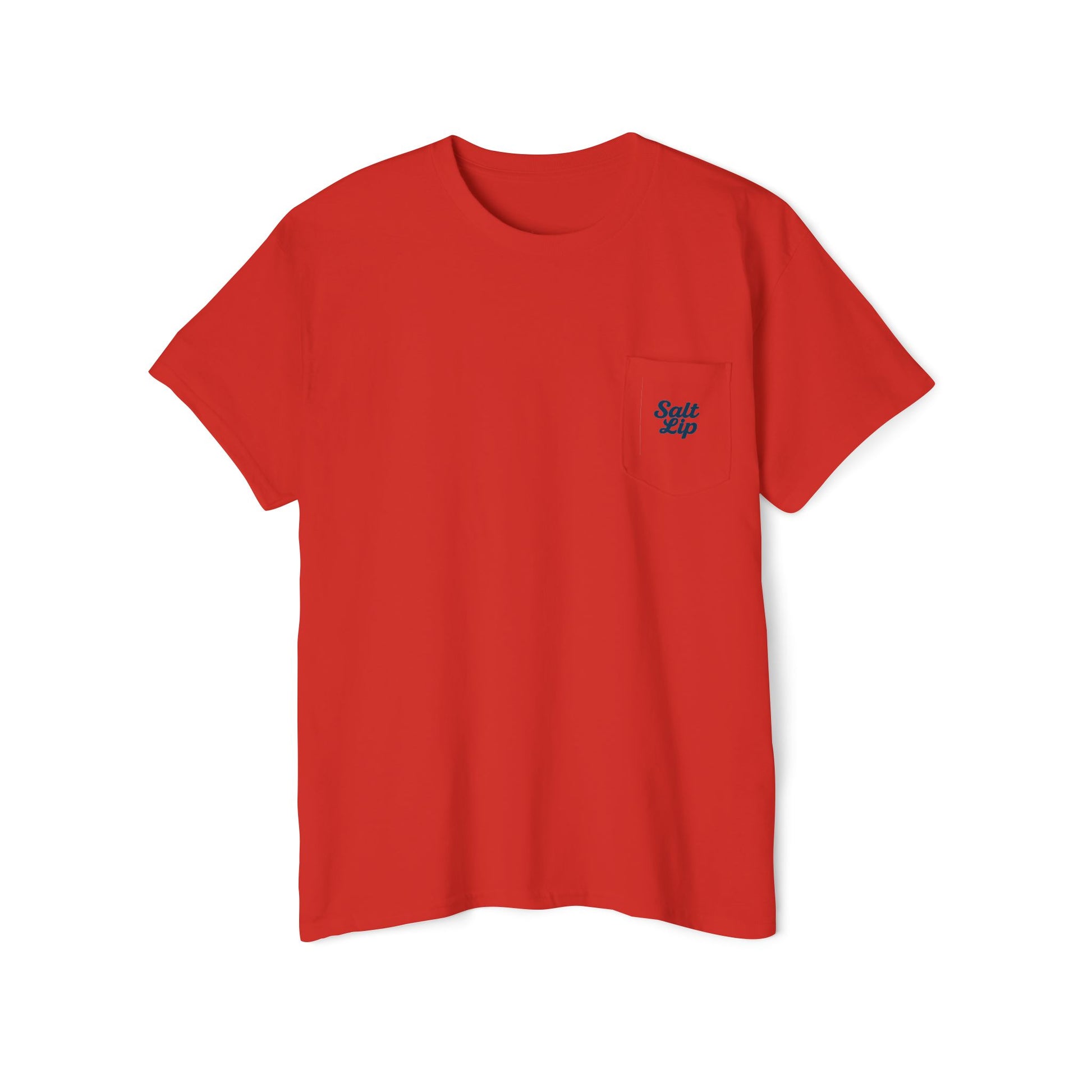 Salt Lip Fishing Pocket Tee - Unisex T-Shirt, Heavy Cotton Tee for Fishing Enthusiasts, Casual Wear, Gift for Outdoor Lovers, Summer Vibe