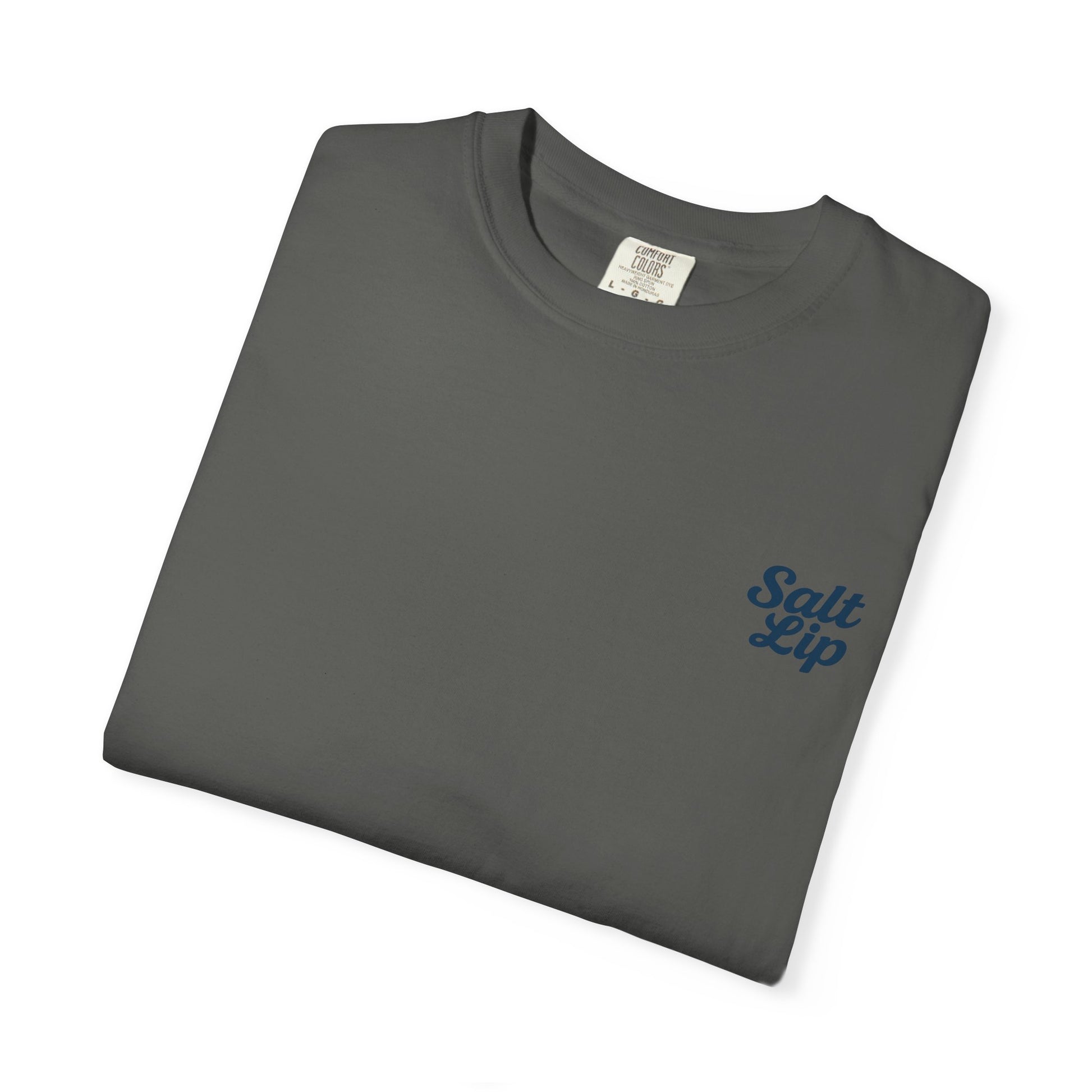 Salt Lip Fishing T-shirt - Unisex Garment-Dyed Tee, Outdoor Apparel, Fishing Gift, Casual Wear, Beach Trip Essential