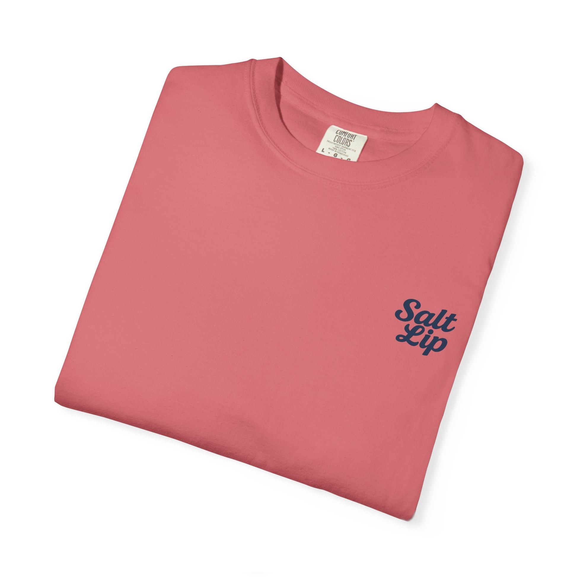 Salt Lip Fishing T-shirt - Unisex Garment-Dyed Tee, Outdoor Apparel, Fishing Gift, Casual Wear, Beach Trip Essential
