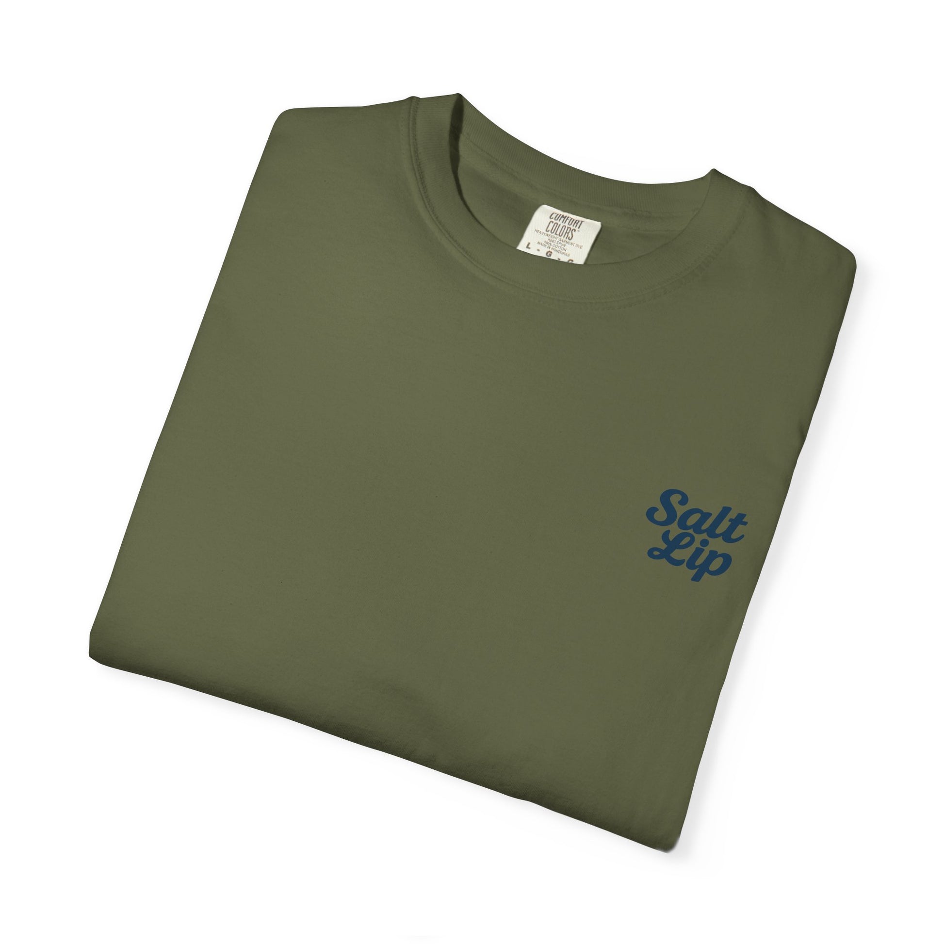 Salt Lip Fishing T-shirt - Unisex Garment-Dyed Tee, Outdoor Apparel, Fishing Gift, Casual Wear, Beach Trip Essential