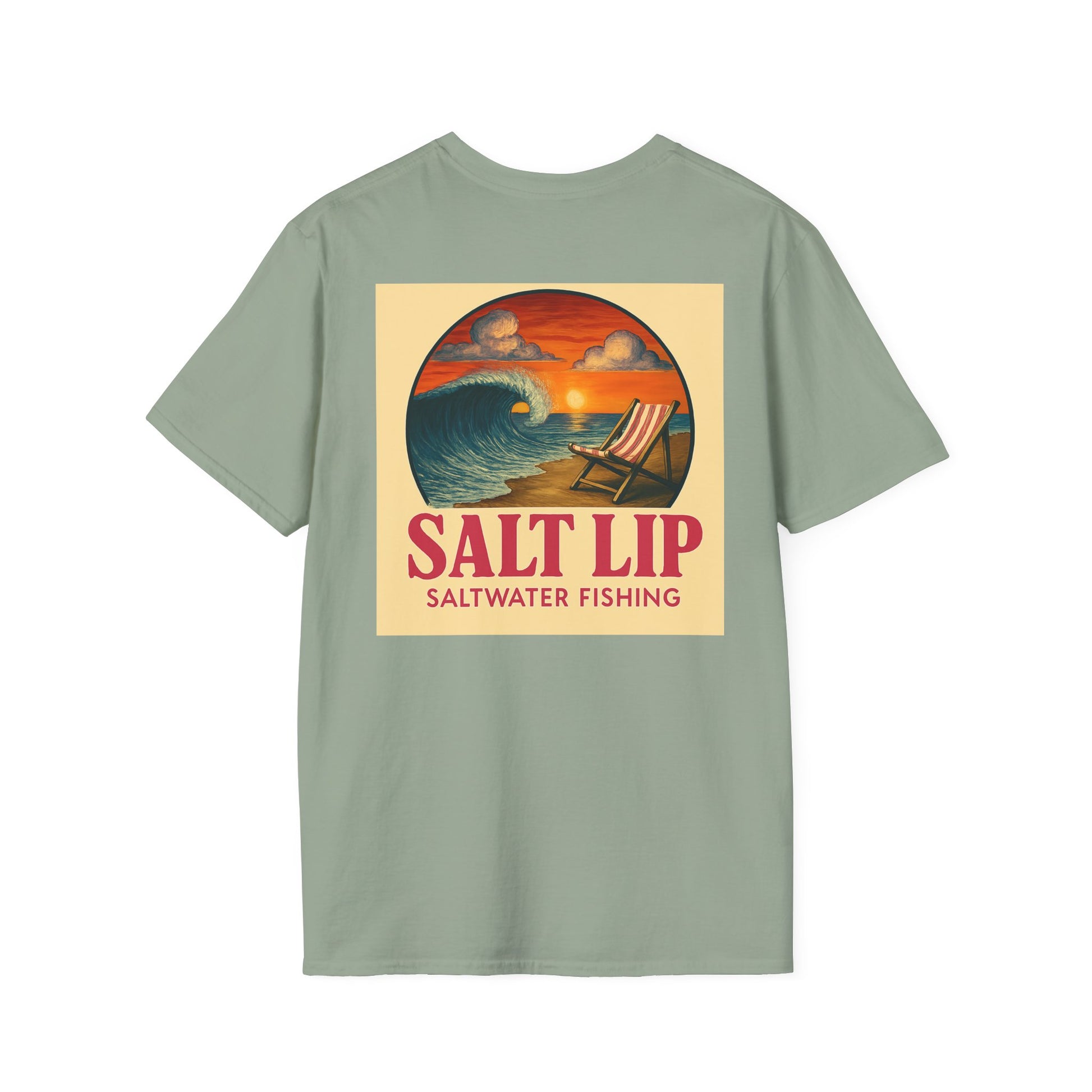 Salt Lip Fishing T-Shirt | Unisex Softstyle Tee, Beachwear, Fisherman Shirt, Summer Vibes, Casual Gift, Ocean Lover Apparel